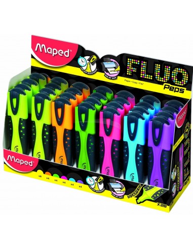 FLUORESCENT SOFT prés de 24 coul assortie réf 742637 MAPED