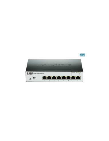 D-Link DGS-1100-08P Commutateur 8 Ports Noir