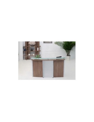 Comptoir de réception 1800W x 750D x 1100H Wengé