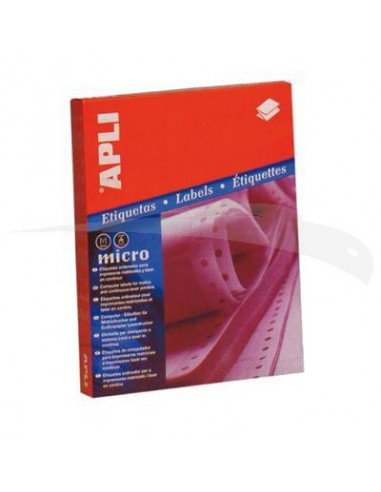 ÉTIQUETTES ADHESIVES POUR PC - APLI - boîte de 1336 étiquettes