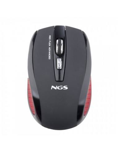 SOURIS NGS OPTICAL SANS FIL ROUGE