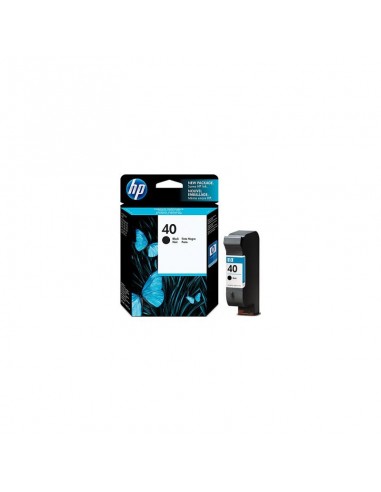 Cartouche d'impression jet d'encre noire HP 40 (51640AE)