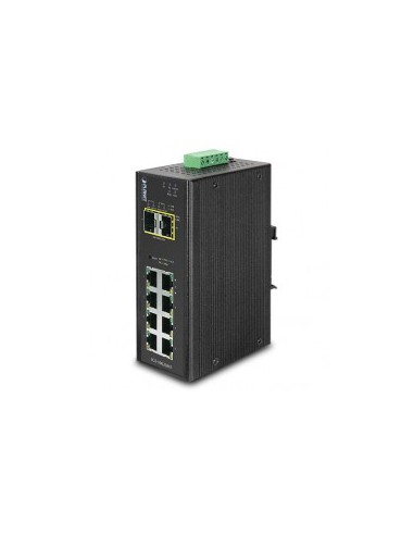 PLANET IGS10020MT SWITCH IND. MANAGES 8P 10/100/1000T +2 SFP