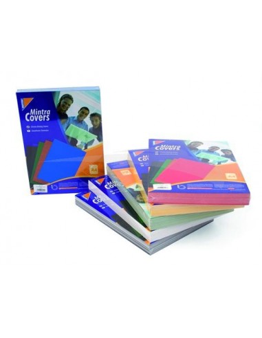 100 COUVERTURES CHROMOLUX MINTRA EN CARTE GRAINEE CUIR 230G A4