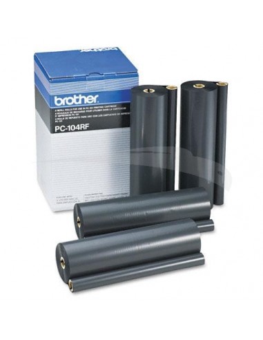 RECHARGE POUR KIT CARTOUCHE DE FAX - BROTHER - NOIR PC104RF