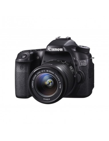 Reflex Canon EOS 70D + Objectif Canon EF-S 18-55mm f/3.5-5.6 IS STM