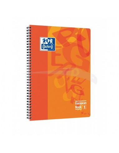 CAHIER OXFORD EUROPEAN BOOK A4 5/5 90 G LOT DE 5