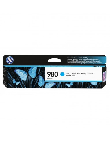HP 980 Cyan Original Ink Cartridge (D8J07A)