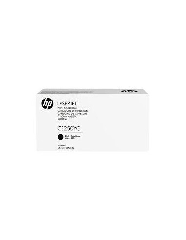 HP Contractual Black Optimized Original LaserJet Toner Cartridge (CE250YC)