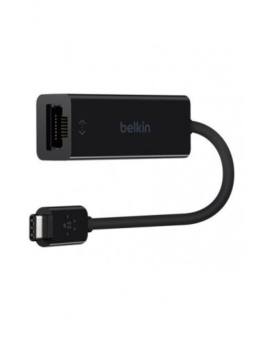 Adaptateur BELKIN /Noir /USB Type-C - Ethernet /15 cm