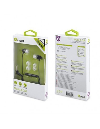 KIT OREILLETTES STEREO BLANCS 3,5MM UNIVERSEL AV