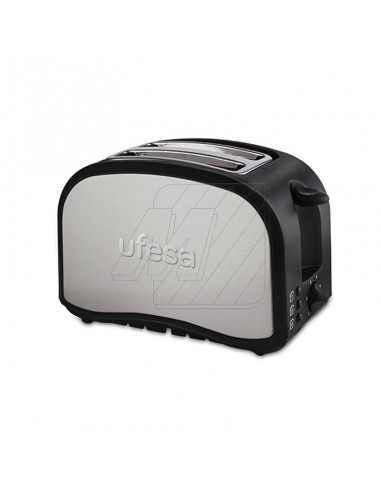 GRILLE-PAIN UFESA GRAND DEUX TRANCHES 800 W - INOX
