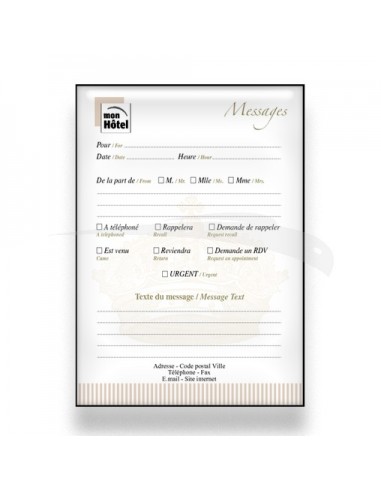 BLOC MESSAGE - LOT DE 5 BLOC