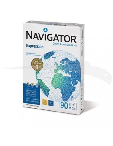 RAMETTE DE PAPIER BLANC NAVIGATOR A3 90 G 500 FEUILLES LOT DE 5