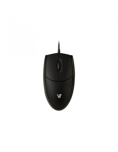 Souris USB V7 Filaire à LED optique - Noir (MV3000010-BLK-5E)