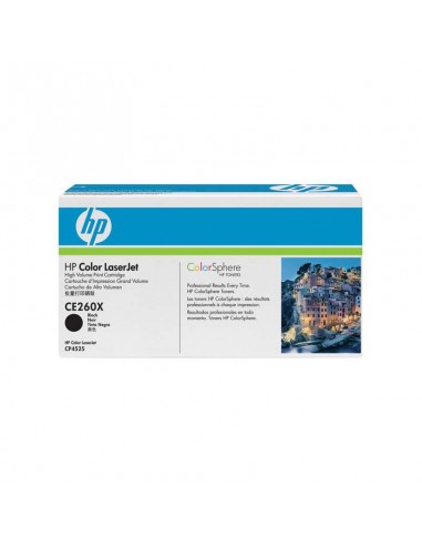 Cartouche authentique de toner noir haute capacité HP LaserJet 649X (CE260X)