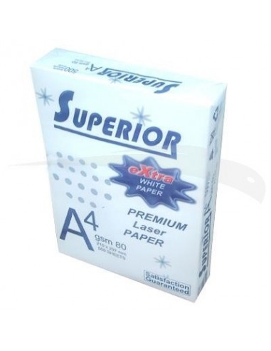 RAMETTE - SUPERIOR - A4 - 80g - 500F - Lot de 5 ramettes