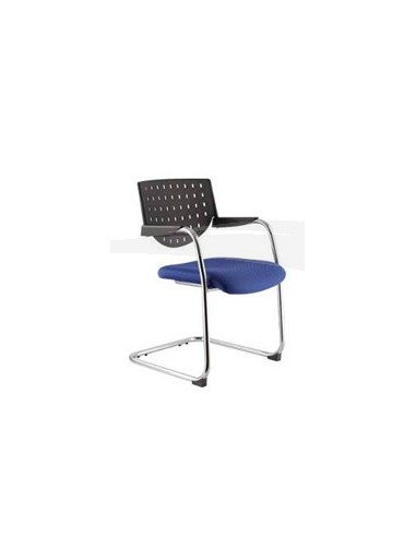 Chaise Visiteur en Mesh et Chrome