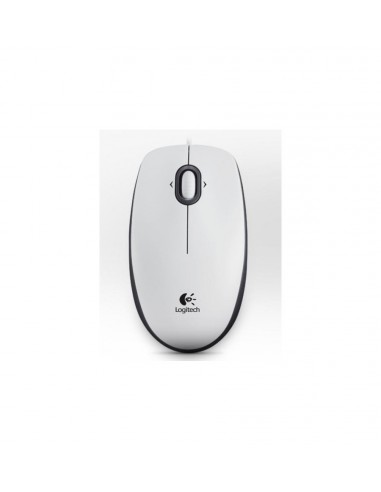 LOGITECH Corded Mouse M100 (Mouton) White (910-001603)