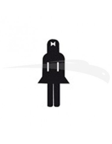 ÉTIQUETTE DE SIGNALISATION / FEMME - APLI - 114 mm X 114 mm