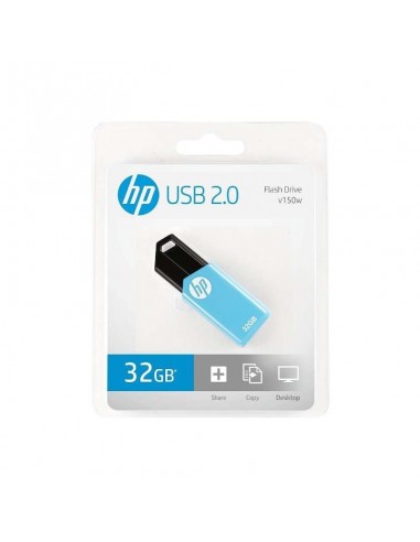 Clés USB 2.0 série HP v150w 32 Go (bleu)