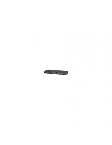 SMC 24-Port 10/100BASE-TX+4Combo G (RJ-45/SFP), 1 RS-232 (ES3528M EU)