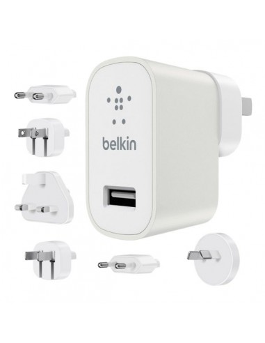 Kit de voyage - Chargeurs USB avec 6 prises blanc
