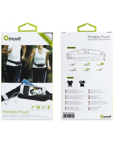 Ceinture élastique avec poche étanche