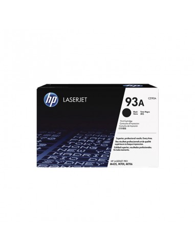 Cartouche authentique de toner noir HP LaserJet 93A (CZ192A)
