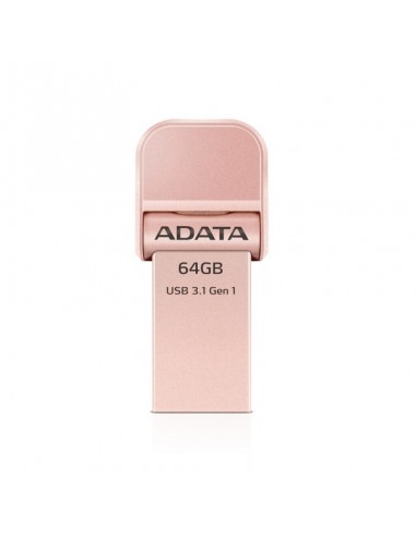 Clé USB ADATA i-Memory AI920 - 64 GB USB 3.1 - Rose Dorée