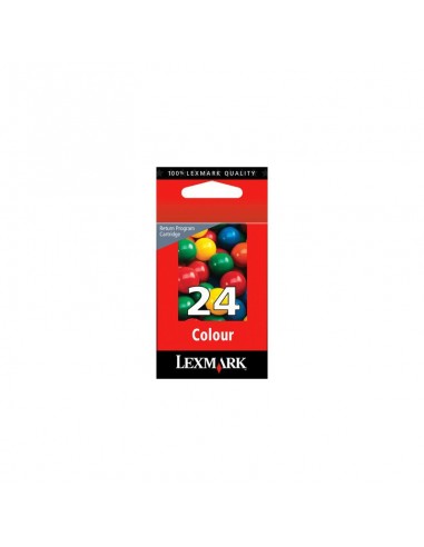 Cartouche d'encre Lexmark Return Programme couleur N 24 (18C1524E)