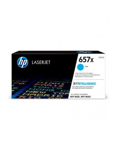 Cartouche de Toner HP 657X LaserJet grande capacité authentique /Cyan /23000 pages /Imprimante multifonction HP Color LaserJet