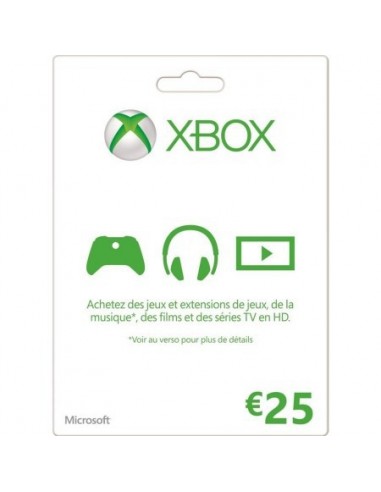 XONE CARTE LIVE 25 EUROS