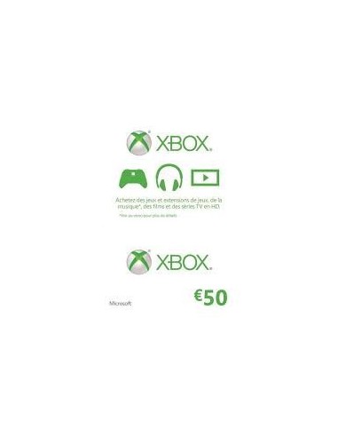 XONE CARTE LIVE 50 EUROS