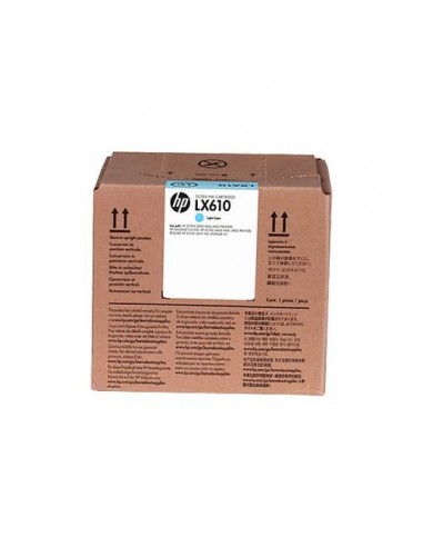 Encre HP LX610 Light Latex Ink Cartridge /Cyan /3 litres /HP Latex 820 Printer - 850 Printer