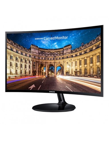 SAMSUNG - Moniteur - 24\" - LCD LED - Curved - HDMI - VGA - Casque Stéréo