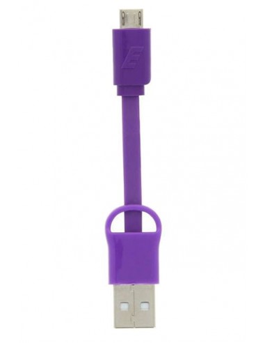 Cable ENERGIZER /Violet /Pocket Data Micro USB /USB 2.0 - Micro USB /8cm