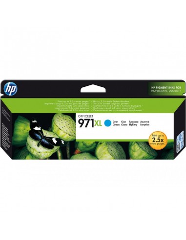 Cartouche d'encre cyan XL HP 971 (CN626AE)
