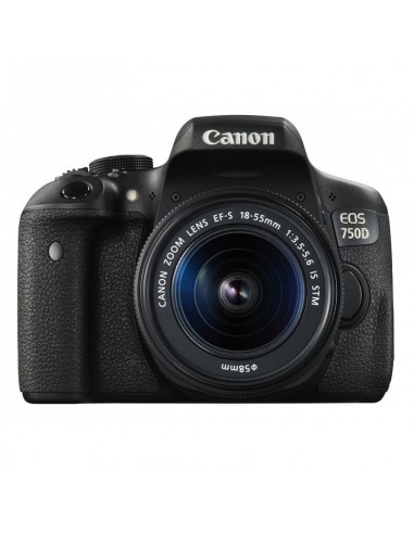 Reflex Canon EOS 750D + Objectif Canon EF-S 18-55mm f/3.5-5.6 IS STM