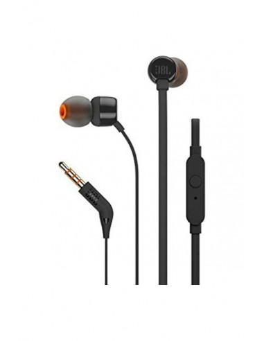 Écouteurs JBL T110 /Noir /3.5 mm /9 mm /20 Hz - 20 kHz