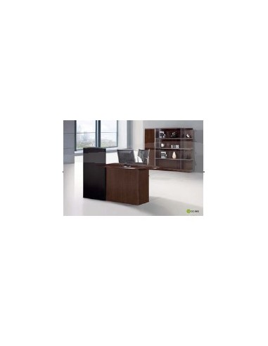 Comptoir de réception 1400W*750D*1150H Wenge