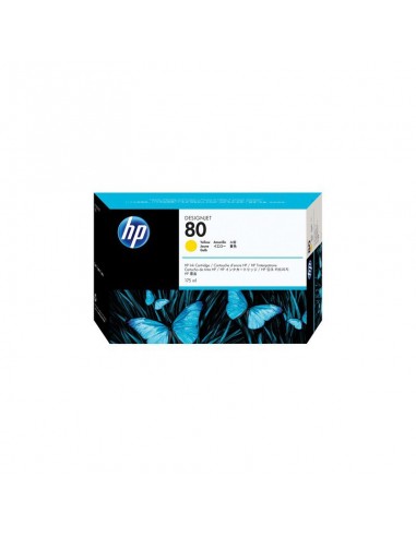 HP 80 350-ml Yellow Cartouche (C4848A)