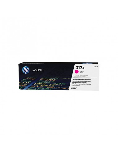 Cartouche de toner magenta authentique HP LaserJet 312A (CF383A)