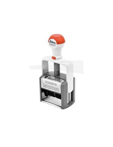 Numéroteur automatique Shiny Pro E-958/PL format empreinte 56 mm x 33 mm 8 chiffres 5 mm