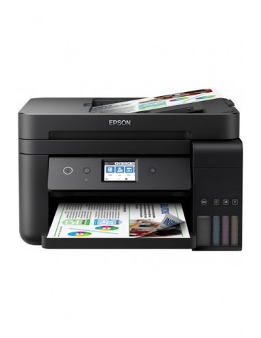 Imprimante Jet Encre EPSON ITS L6190 /Noir /Couleur /15 ppm /A4 - A5 - A6 - B5 /Print - Scan - Copy - Fax /WiFi - USB - WiFi Di