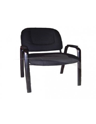 CHAISE VISITEUR EN TISSU SUR 04 PIEDS E-5021