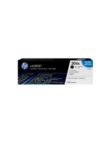 HP 304A 2-pack Black Original LaserJet Toner Cartridges