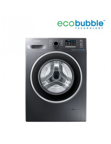 SAMSUNG Machine à Laver ECO BUBBLE 8KG - 1400Tr - Inox - 10 ans de garanties sur le Moteur (DIT)