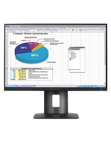 Ecran IPS HP Z24n à cadre ultra-mince de 61 cm (24 pouces) (K7B99A4)