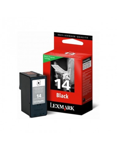 Cartouche d'encre Lexmark Return Programme noir N 14 (18C2090E)